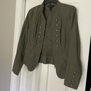 Army green jacket